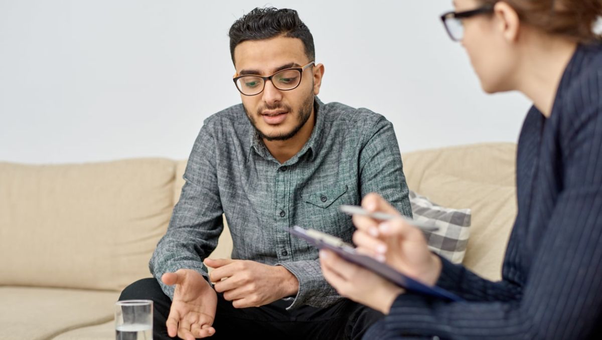 OYO Hotel & Casino Las Vegas man at therapy